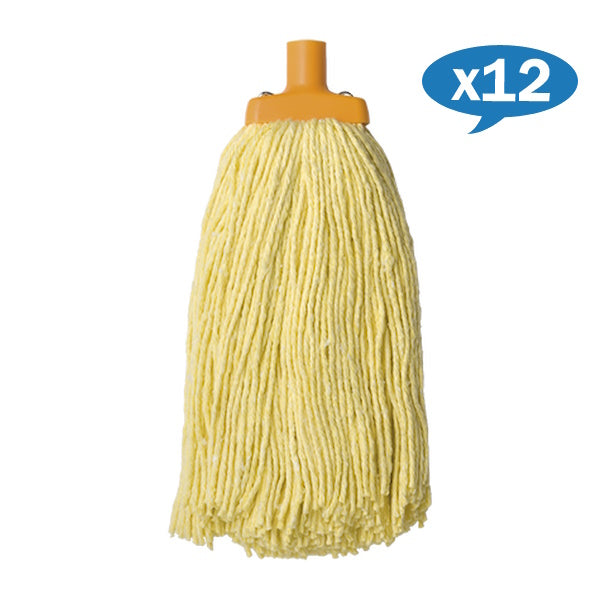 Duraclean | Yellow Mop Head 400g Box | Crystalwhite Cleaning Supplies Melbourne