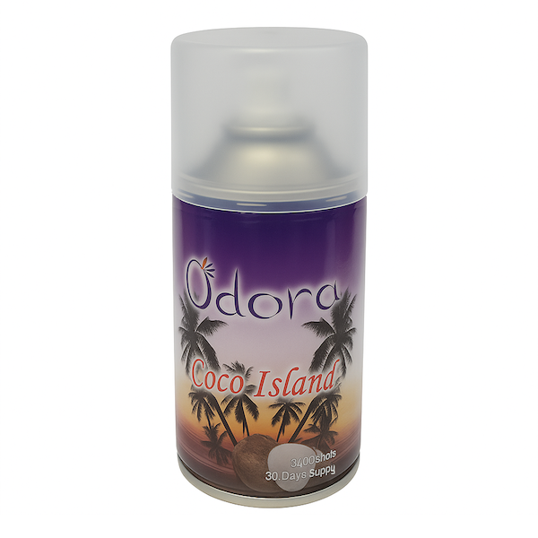 Crystalwhite | Coco Island Aerosol Air Freshener Can 3400 Sprays | Crystalwhite Cleaning Supplies Melbourne