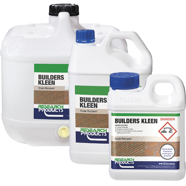 Research Products | Builders Kleen Group | Crystalwhite Cleaning Supplies Melboure