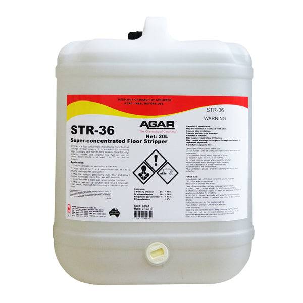 Agar | Agar STR-36 Super Concentrated Floor Stripper 20Lt | Crystalwhite Cleaning Supplies Melbourne