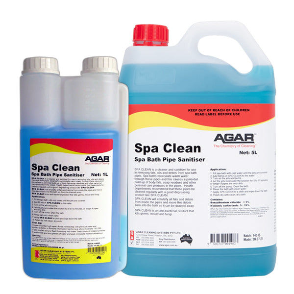 Agar | Agar Spa Clean  | Crystalwhite Cleaning Supplies Melbourne