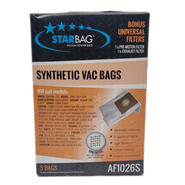 Star Bags | AF1026S | Crystalwhite Cleaning Supplies Melbourne