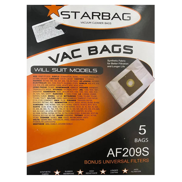 CleanStar Pty Ltd | Starbag AF209S | Crystalwhite Cleaning Supplies Melbourne