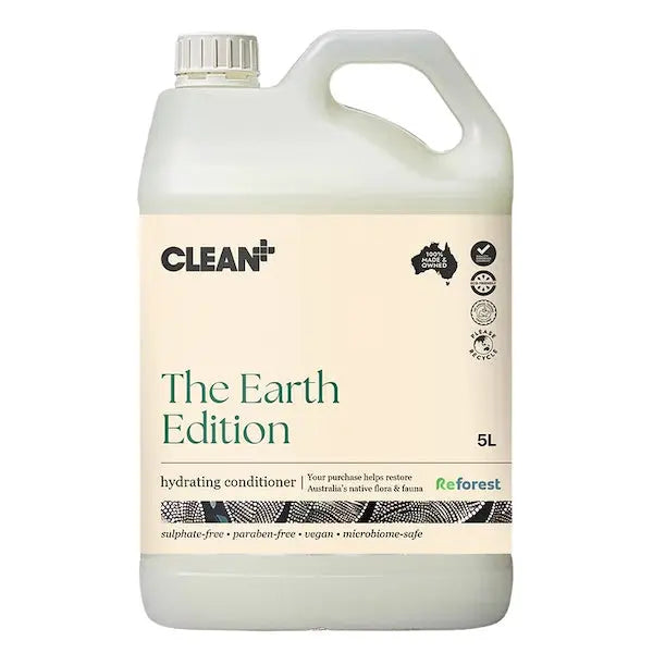 Clean Plus | The Earth Edition Plant Based Hydrating Conditioner 5Lt | Crystalwhite Cleaning Supplies Melbourne