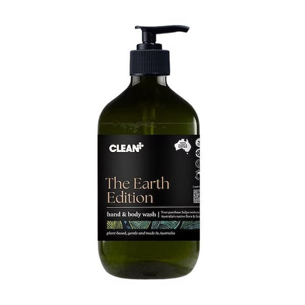 Clean Plus | The Earth Edition Plant Base Hand and Body Wash 500ml | Crystalwhite Cleaning Supplies Melbourne