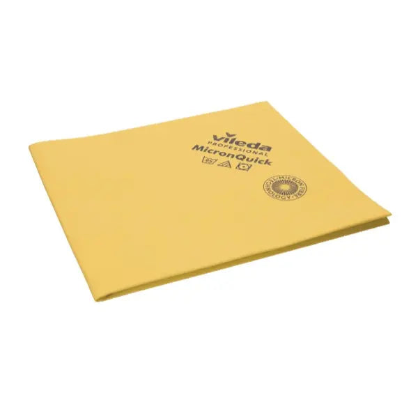 Vileda Professional | MicronQuick Yellow Cleaning Cloth | Crystalwhite Cleaning Suppies Melbourne