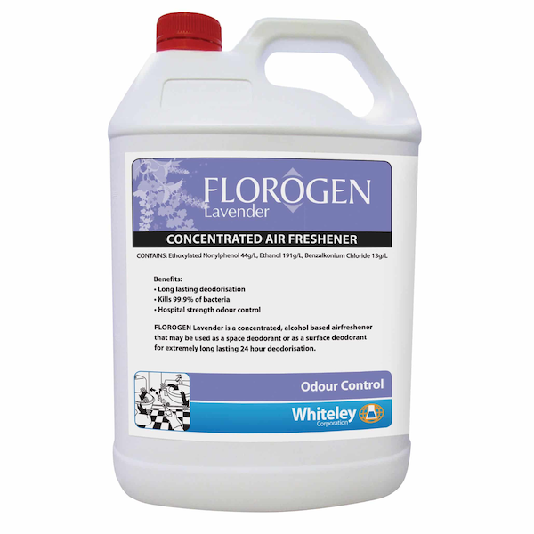 Whiteley | Florogen Lavender 5Lt Air Freshener | Crystalwhite Cleaning Supplies Melbourne