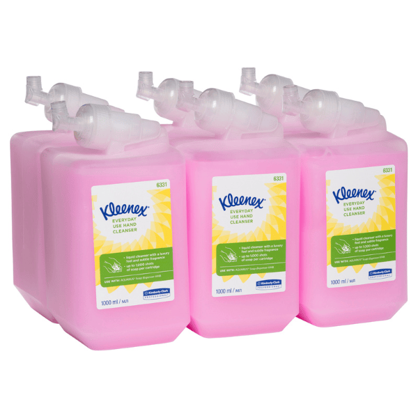 Kleenex | Liquid Hand Soap Luxury Handwash Cartridge 1L | Crystalwhite Cleaning Supplies Melbourne.