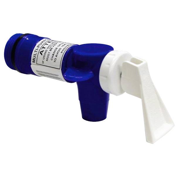 Solvent Resistant Drum Taps Blue | Crystalwhite Cleaning Supplies Melbourne.