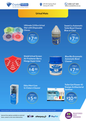 Urinal Mats Cleaning Suppliers Melbourne