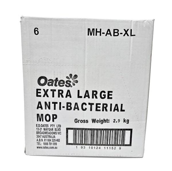 Oates | Antibacterial Mop Head Extra Large | Crystalwhite Cleaning Supplies Melbourne