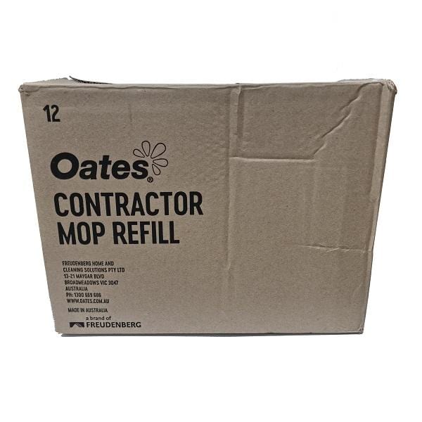Oates | Contractor 100% Cotton Mop Heads 250g to 600g Box | Crystalwhite Cleaning Supplies Melbourne