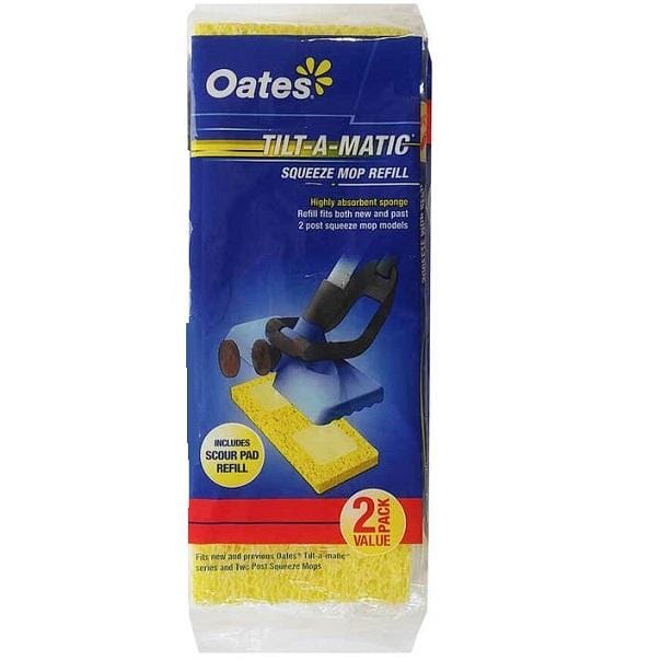 Oates | Tilt A Matic 2 Post Squeeze Mop Refill | Crystalwhite Cleaning Supplies Melbourne