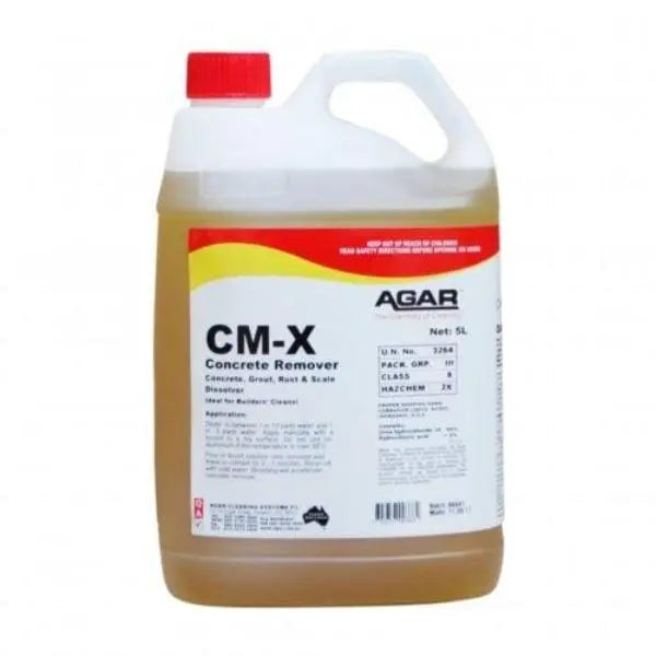 Agar | CMX Concrete Remover Builders Clean 5Lt | Crystalwhite Cleaning Supplies Melbourne
