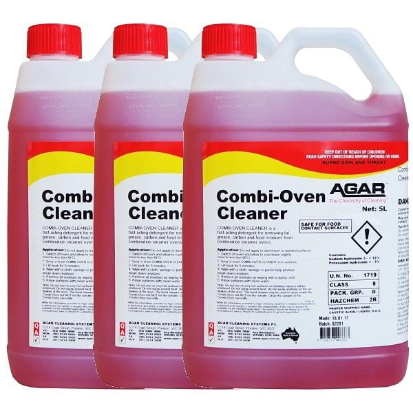 Agar | Combi Ovan Cleaner 3X 5LT | Crystalwhite Cleaning Supplies Melbourne