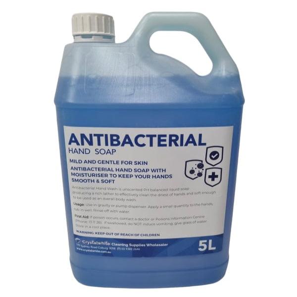 Crystalwhite | Antibacterial Hand Soap 5 Lt | Crystalwhite Cleaning Supplies Melbourne