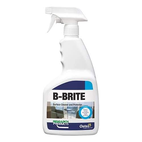 Research Products | B-BRITE 750ml Cleaner, Shiner and Finger Marks Protector | Crystalwhite Cleaning Supplies Melbourne