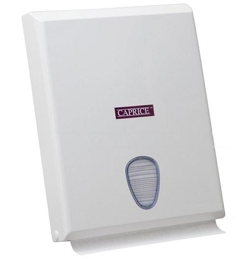 Caprice | Caprice Interleaved Compact Hand Towel Dispenser | Crystalwhite Cleaning Supplies Melbourne