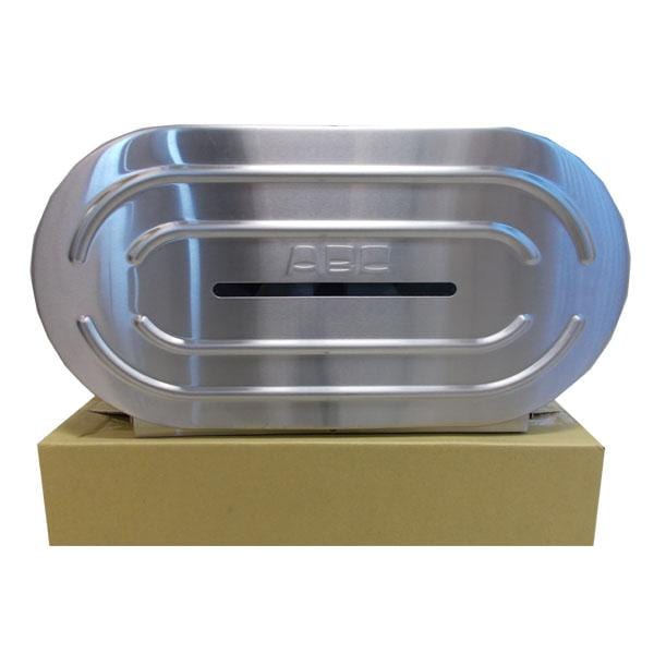 Queensland | ABC Jumbo Twin Roll Dispenser Stainless Steel | Crystalwhite Cleaning Supplies Melbourne