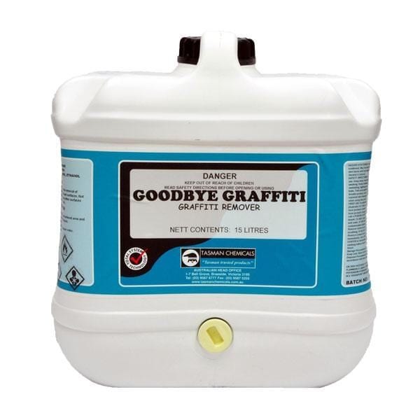 Diversey Tasman Chemicals | GoodBye Graffiti Remover 15Lt | Crystalwhite Cleaning Supplies Melbourne