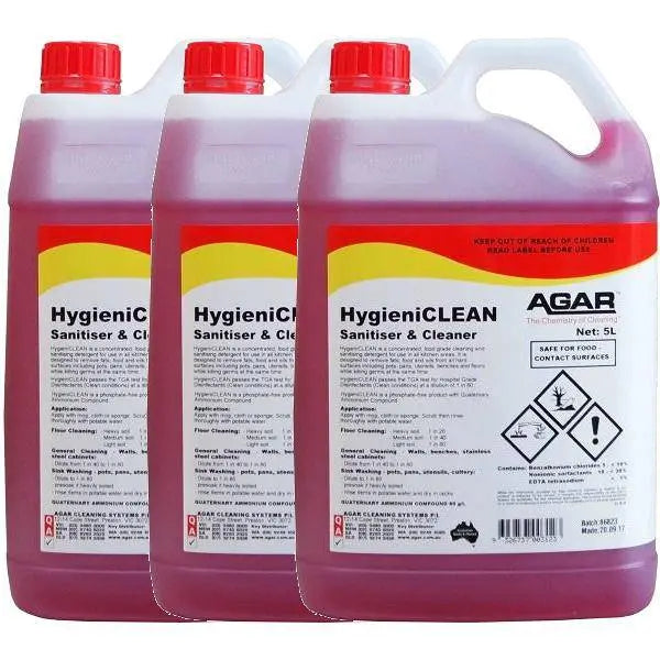 Agar | Hygieni Clean Food Grade Cleaner and Sanitiser | Crystalwhite Cleaning Supplies Melbourne