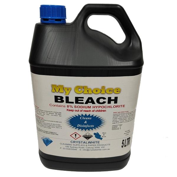 Crystalwhite Cleaning Supplies | Bleach 8% Sodium Hypochlorite | Crystalwhite Cleaning Supplies Melbourne