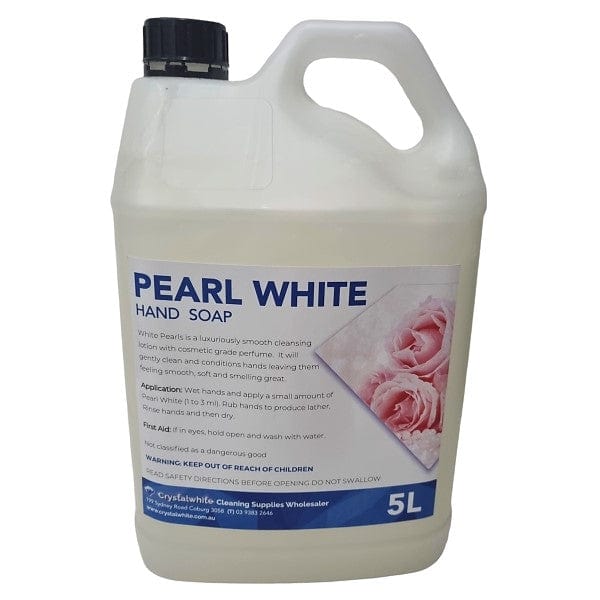 Crystalwhite | White Pearl Hand Soap 5Lt | Crystalwhite Cleaning Supplies Melbourne