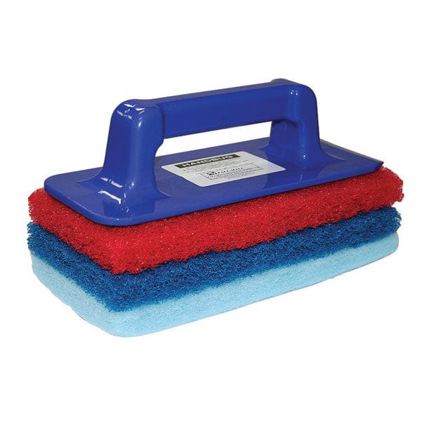 Edco | Scourer Pad Holder with Handle | Crystalwhite Cleaning Supplies Melbourne
