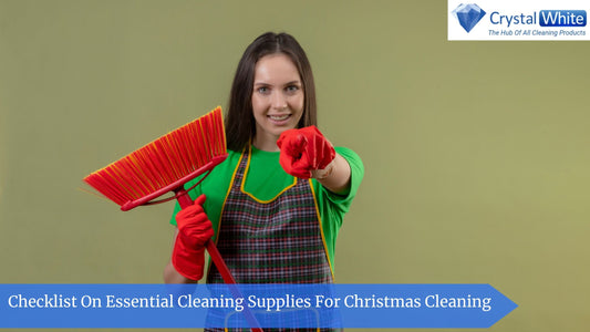 Checklist On Essential Cleaning Supplies For Christmas Cleaning