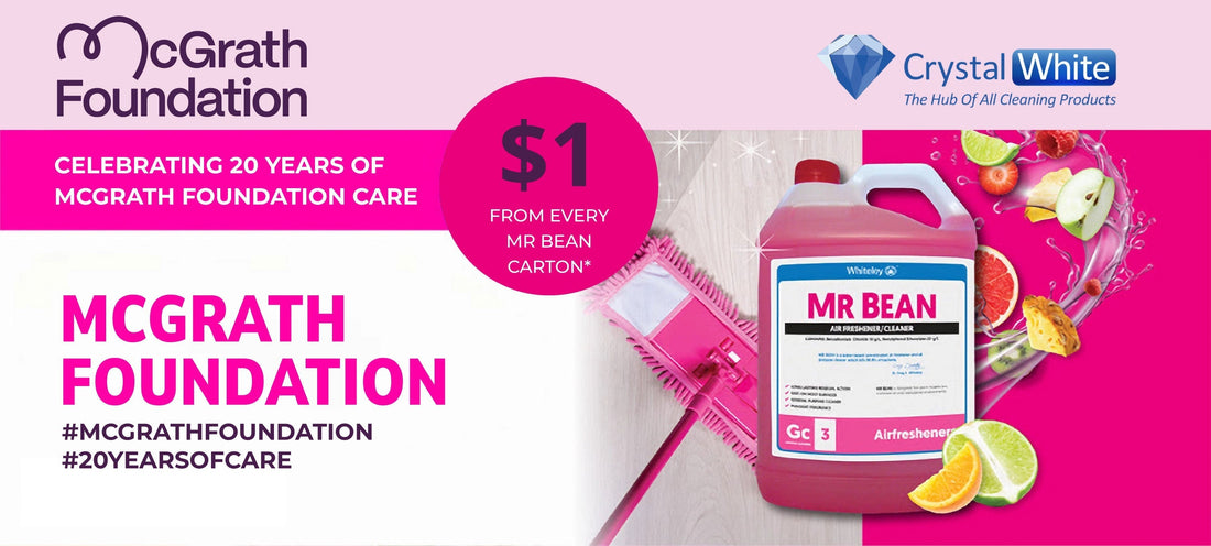 Crystal White Proudly Supports the McGrath Foundation