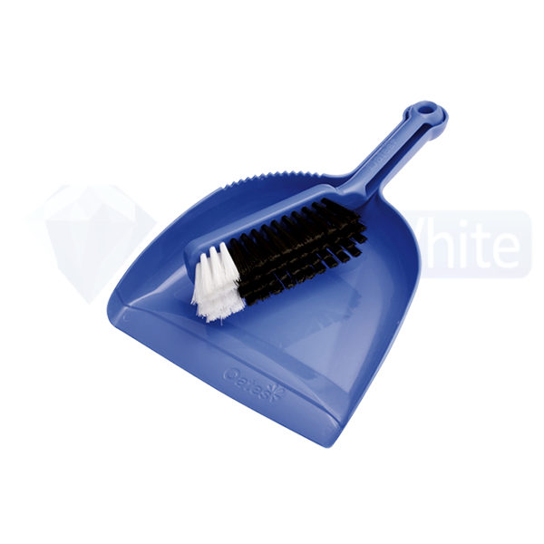 Oates | Dust Pan & Bannister Set Blue | Crystalwhite Cleaning Supplies Melbourne