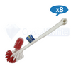 Oates | Industrial Toilet Rim Brush Carton Quantity  | Crystalwhite Cleaning Supplies Melbourne