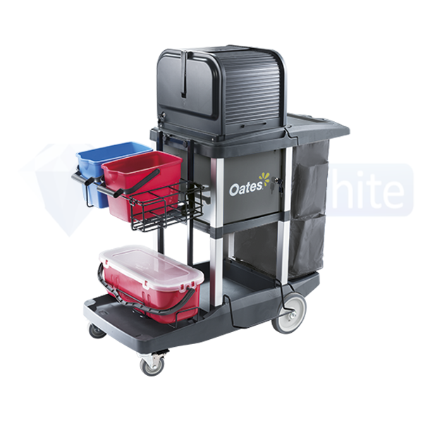 Oates | Platinum Janitors Cart MKII | Crystalwhite Cleaning Supplies Melbourne