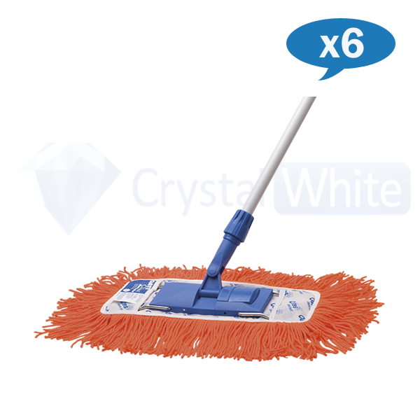 Oates | Oates Modacrylic Mops 350mm Orange carton quantity | Crystalwhite Cleaning Supplies Melbourne