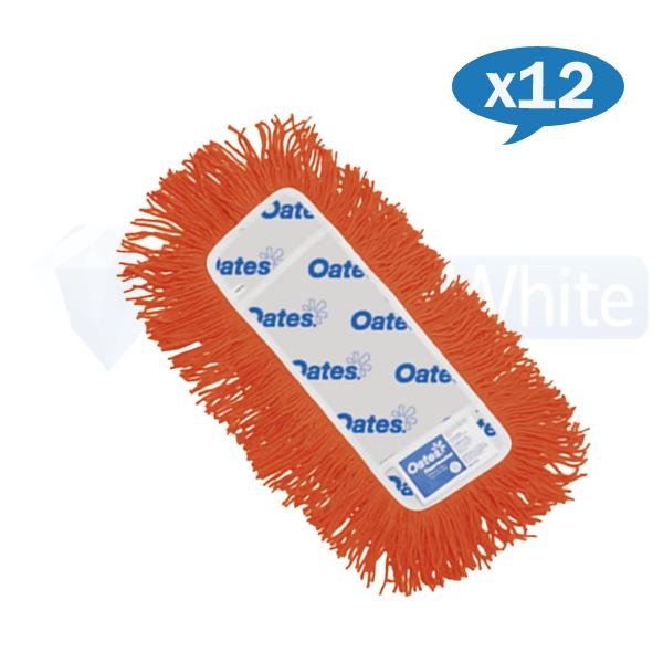 Oates | Oates Modacrylic Mops 350mm Orange carton quantity | Crystalwhite Cleaning Supplies Melbourne