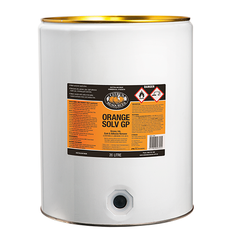 Citrus Resources | Orange Solv GP 20Lt | Crystalwhite Cleaning Supplies Melbourne
