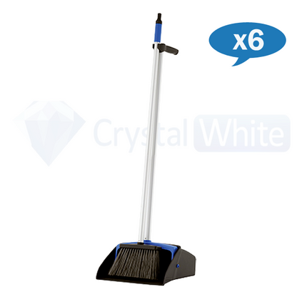 Oates | Platinium Lobby Dust Pan Set Blue Carton quantity | Crystalwhite Cleaning Supplies Melbourne
