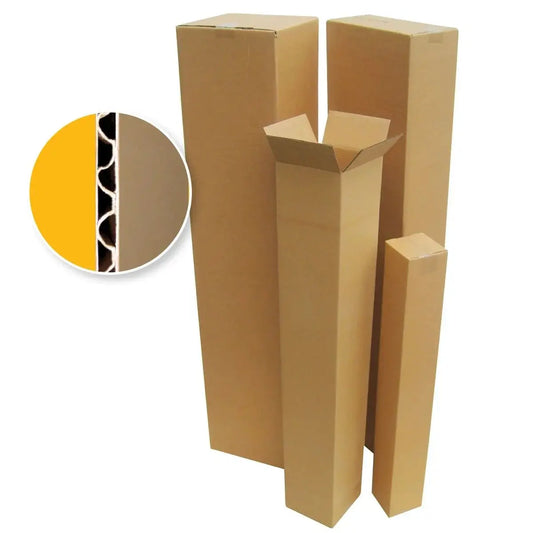 Crystalwhite Cleaning Supplies | Tall Shipping Carton 10x10x80cm | Crystalwhite Cleaning Supplies Melbourne