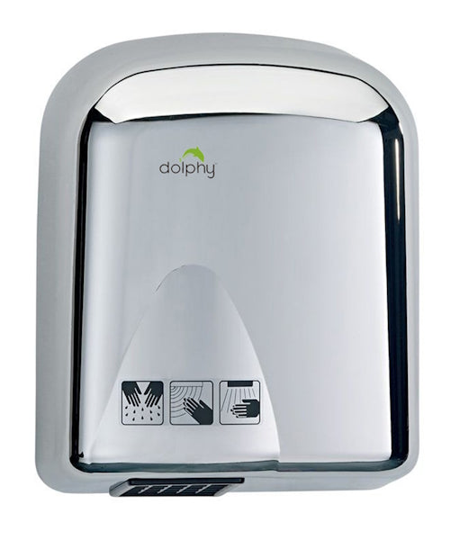 Dolphy | Tranquil Stainless Steel Hand Dryer 1650W | Crystalwhite Cleaning Supplies Melbourne