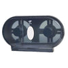 Gentility | Black Jumbo Twin Toilet Roll Dispenser | Crystalwhite Cleaning Supplies Melbourne