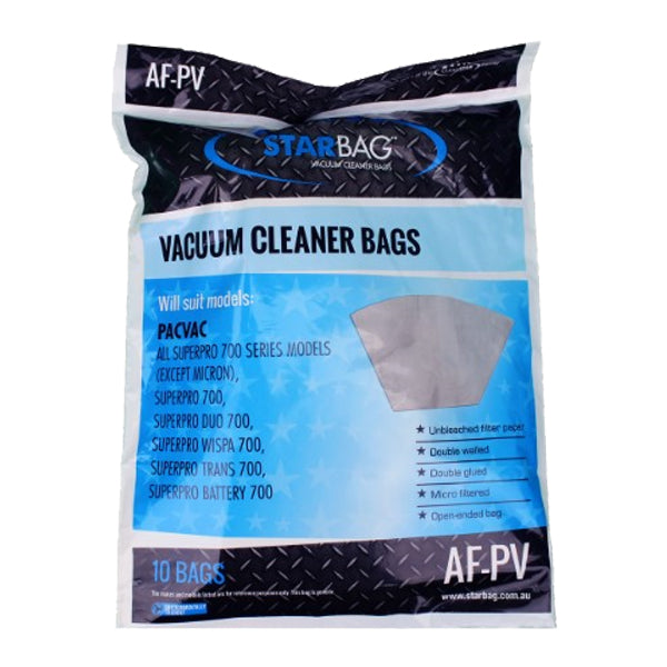CleanStar Pty Ltd | Starbag AF-PV Paper Vacuum Cleaner Bags | Crystalwhite Cleaning Supplies Melbourne