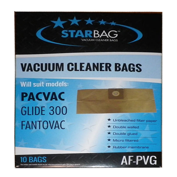 CleanStar Pty Ltd | Starbag AF-PVG Paper Vacuum Cleaner Bags | Crystalwhite Cleaning Supplies Melbourne
