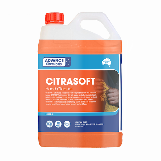 Advance Chemicals | Citrasoft Hand Soap Clean, Degrease and Condition Hands | Crystalwhite Cleaning Supplies Melbourne