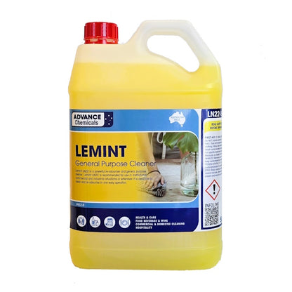 Advance Chemicals | Lemint 5Lt Multi-Purpose Cleaner | Crystalwhite Cleaning Supplies Melbourne