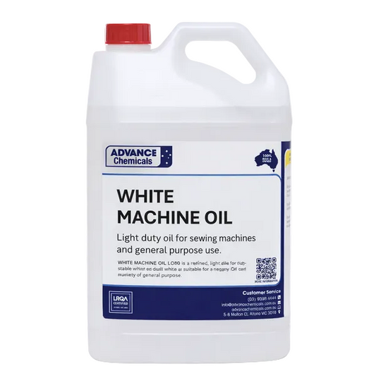 Advance Chemicals | White Machine Oil 5Lt Light Duty Paraffin Oil | Crystalwhite Cleaning Supplies Melbourne