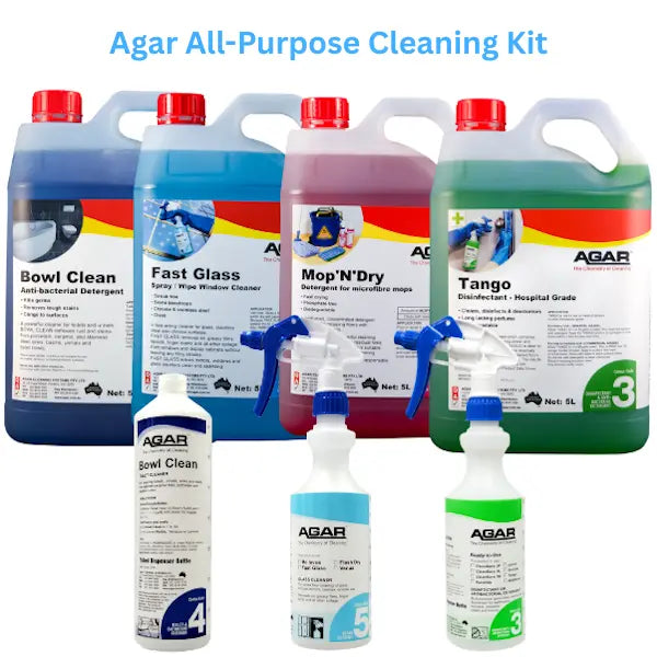 Agar | Agar All Purpose Cleaning Kit | Crystalwhite Cleaning Supplies Melbourne.