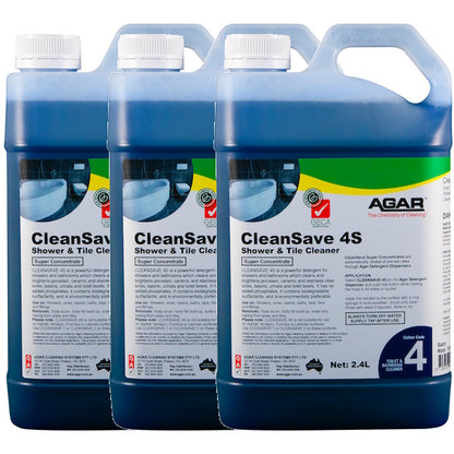 Agar | CleanSave 4S Shower and Tile Cleaner | Crystalwhite Cleaning Supplies Melbourne
