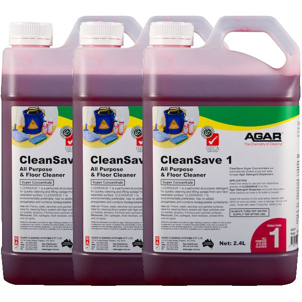 Agar | CleanSave 1 All Purpose & Floor Cleaner | Crystalwhite Cleaning Supplies Melbourne