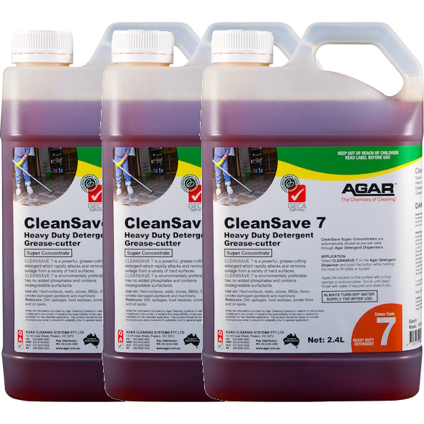 Agar | Clean Save 7 grease-cutting detergent | Crystalwhite Cleaning Supplies Melbourne