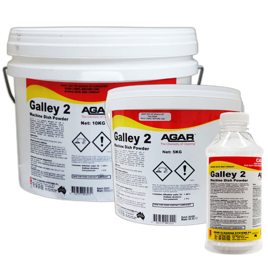 Agar | Galley 2 Machine Dishwashing Powder Group | Crystalwhite Cleaning Supplies Melbourne